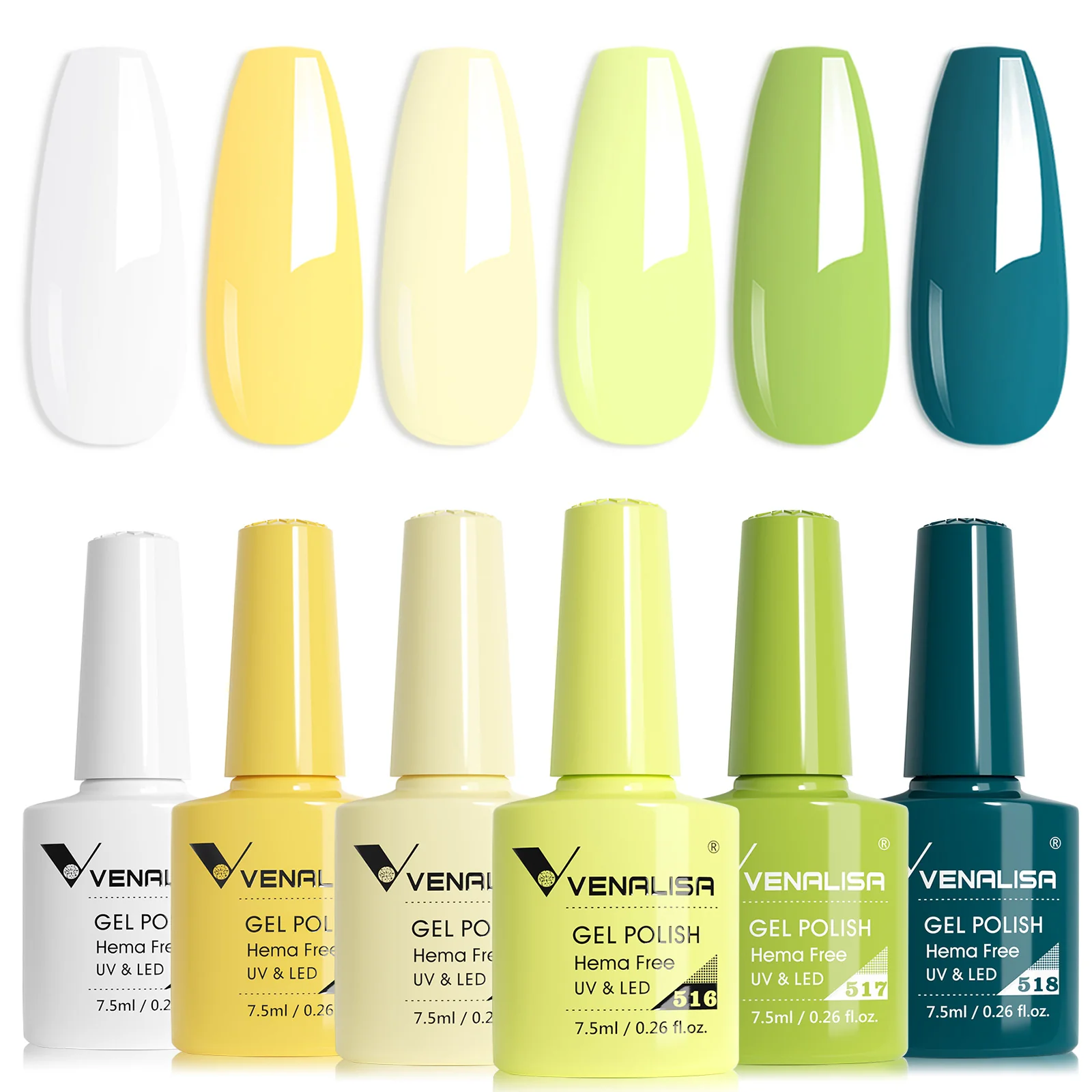 6 Colors Gel Polish Set 7.5ML*6 (TPO Free Hema Free) - Image 14