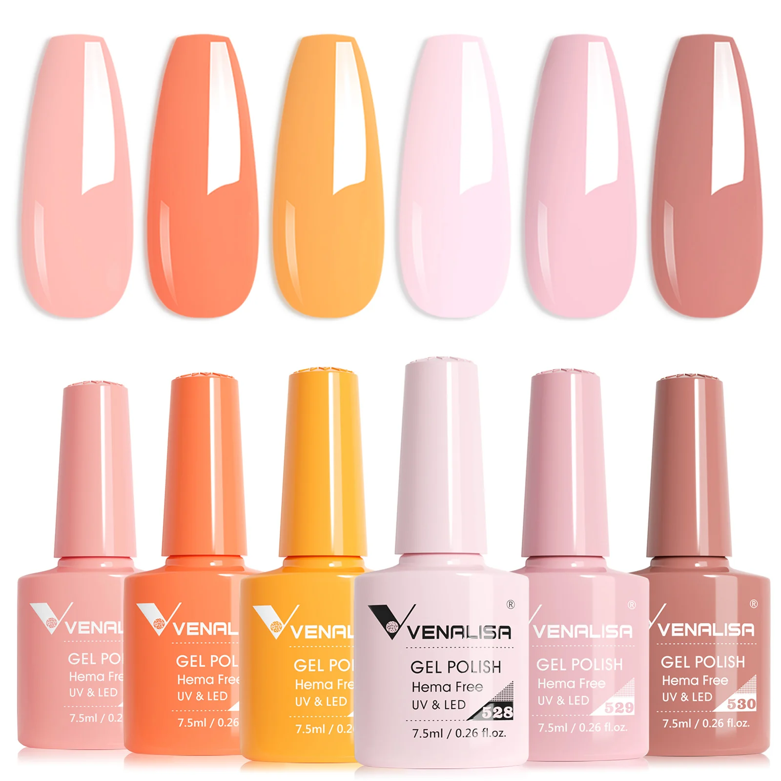 6 Colors Gel Polish Set 7.5ML*6 (TPO Free Hema Free) - Image 16