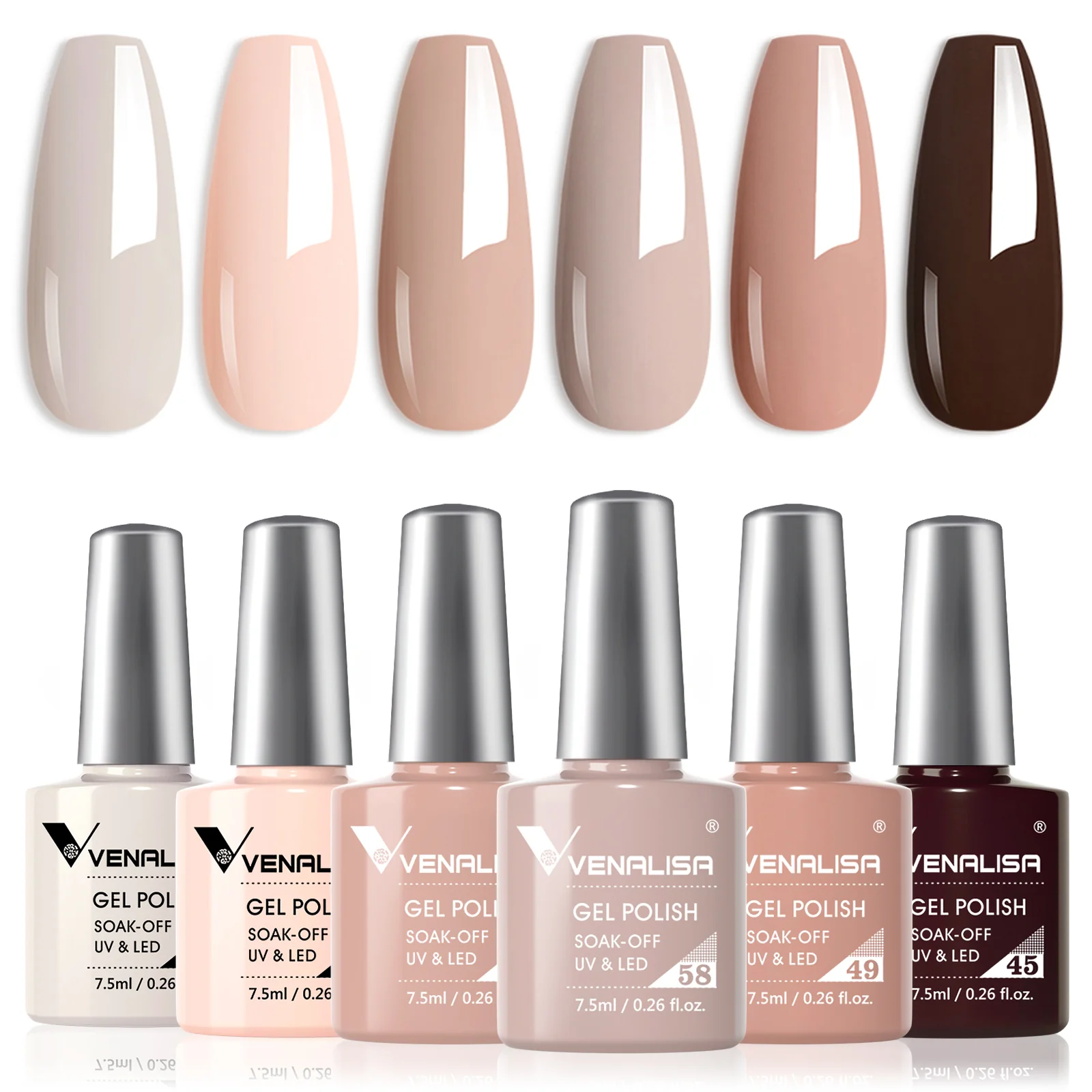 6 Colors Gel Polish Set 7.5ML*6 (TPO Free Hema Free) - Image 22