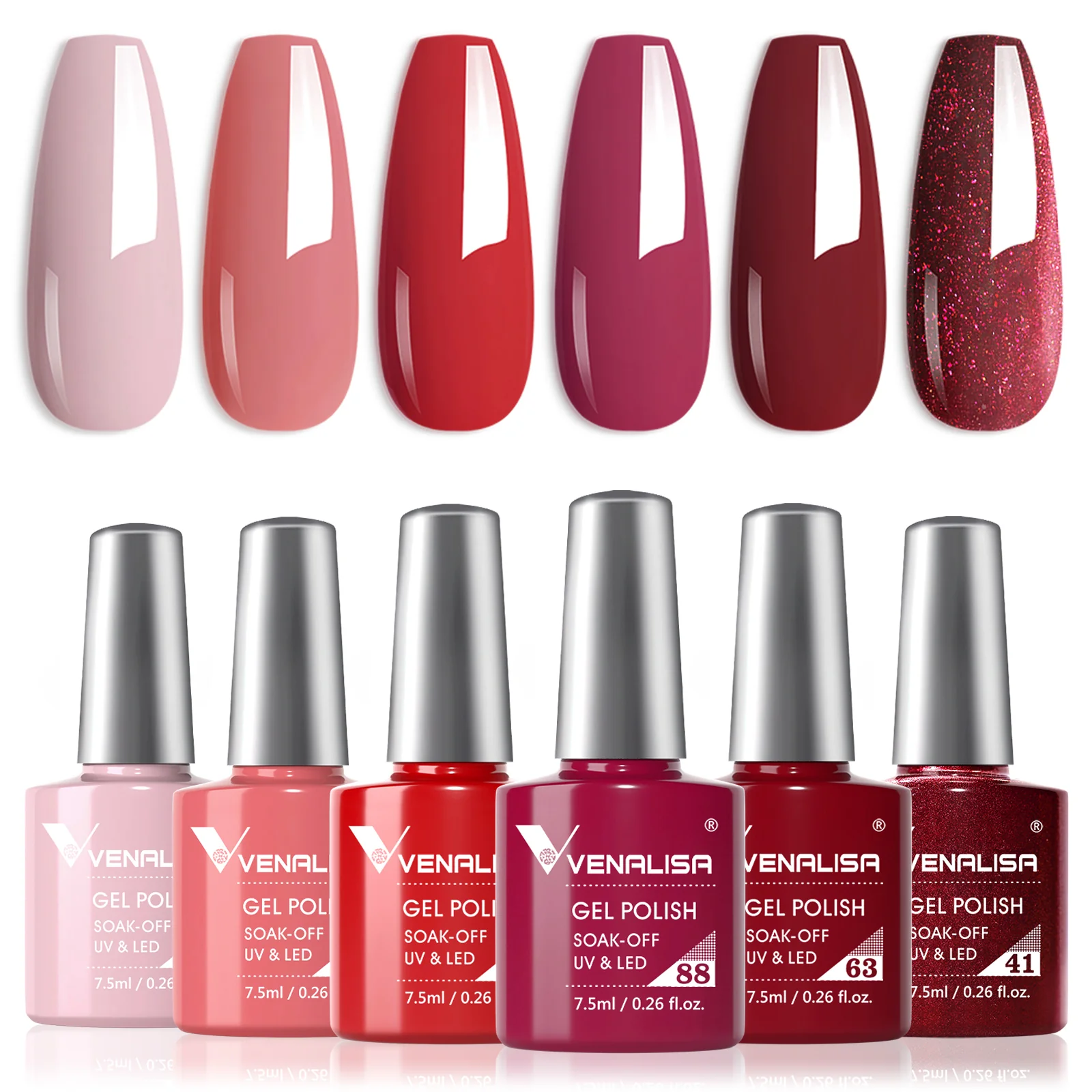 6 Colors Gel Polish Set 7.5ML*6 (TPO Free Hema Free) - Image 25