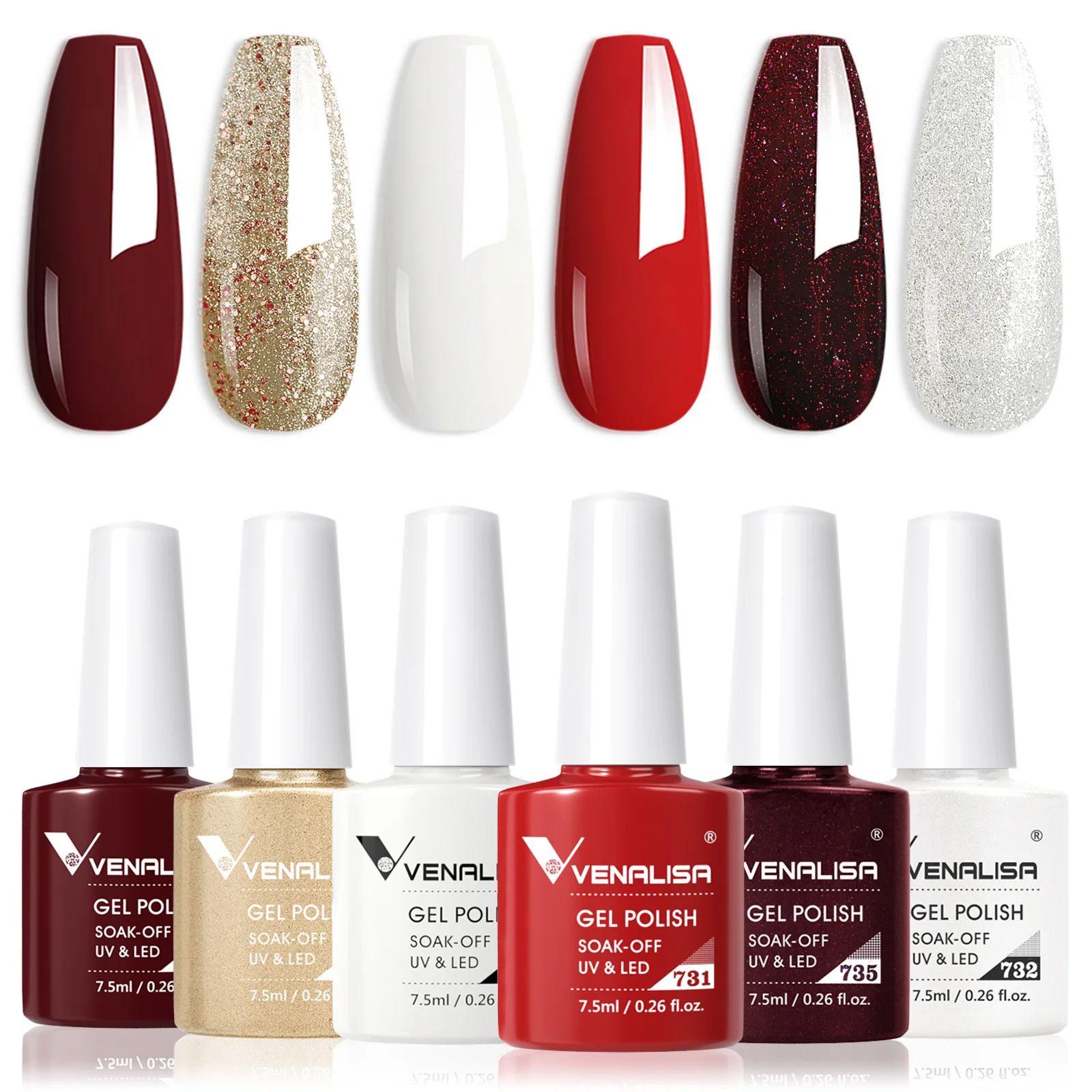 6 Colors Gel Polish Set 7.5ML*6 (TPO Free Hema Free) - Image 26