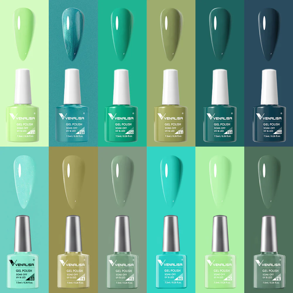 Awaking Green- Gel Polish 12 Colors Set TPO Free Hema Free - Image 3