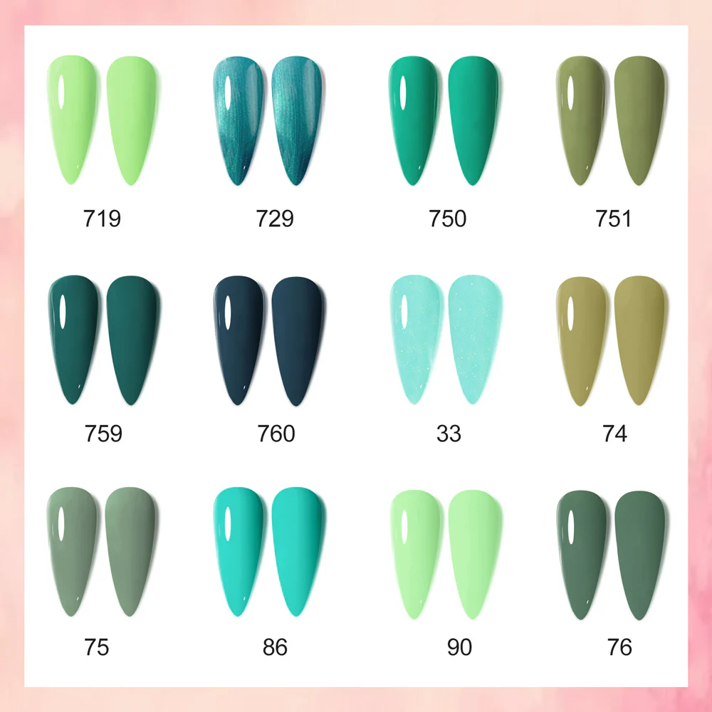 Awaking Green- Gel Polish 12 Colors Set TPO Free Hema Free - Image 4