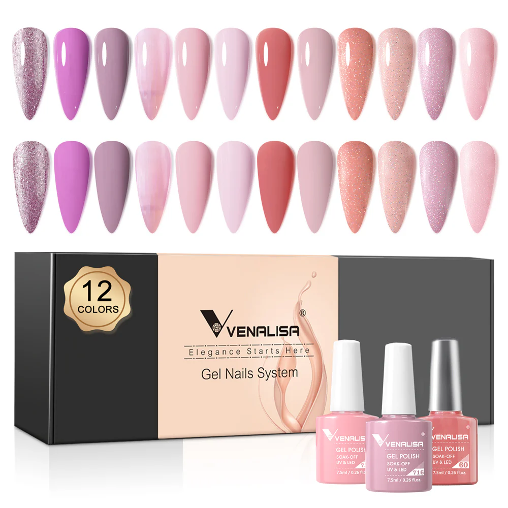 Gel Polish 12 Colors Set TPO Free Hema Free - Image 3
