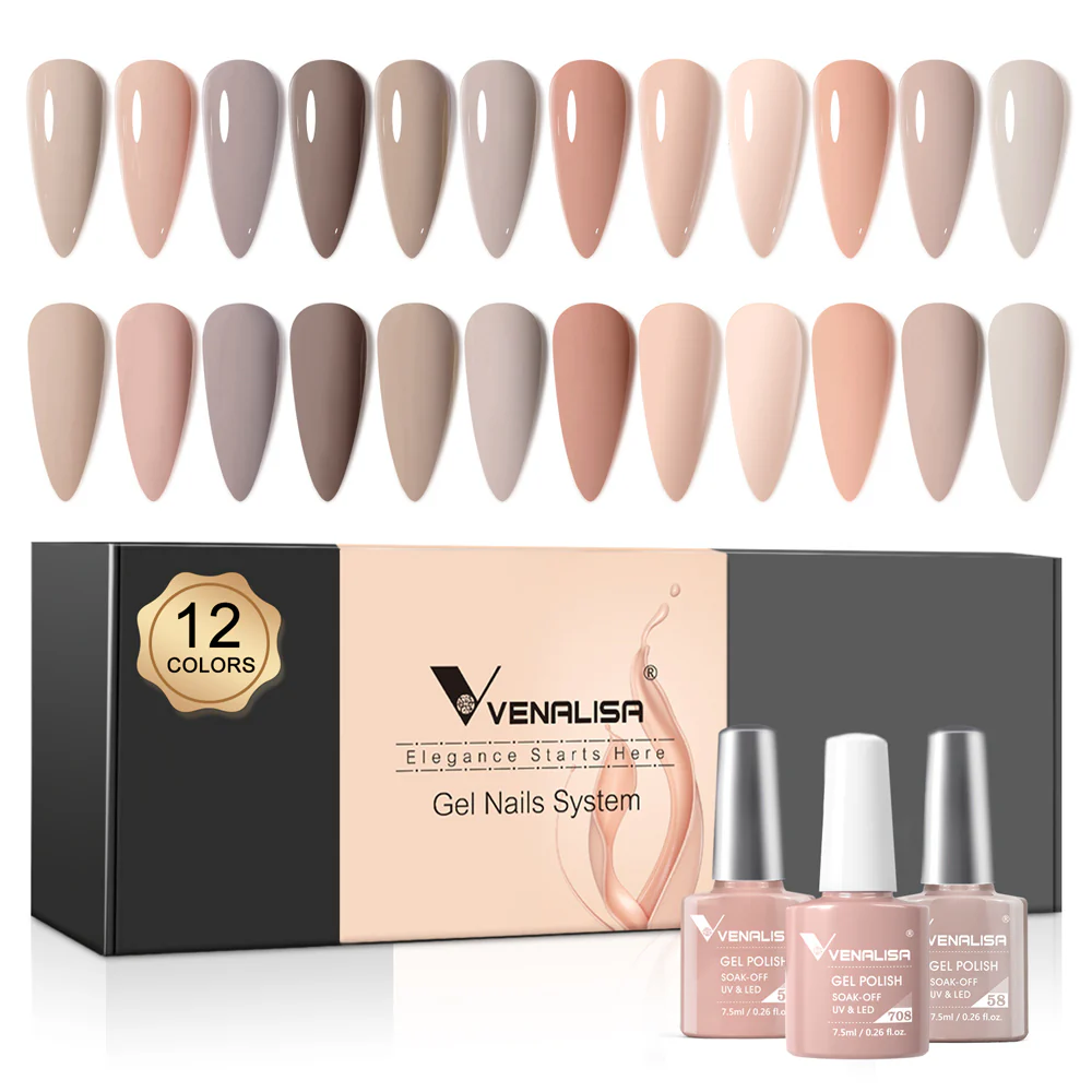 Gel Polish 12 Colors Set TPO Free Hema Free - Image 6
