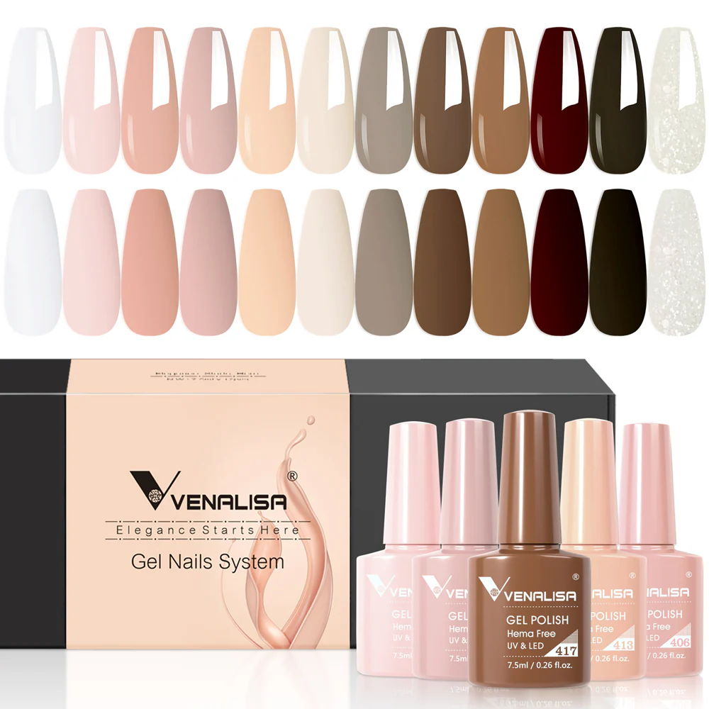 Gel Polish 12 Colors Set TPO Free Hema Free - Image 8