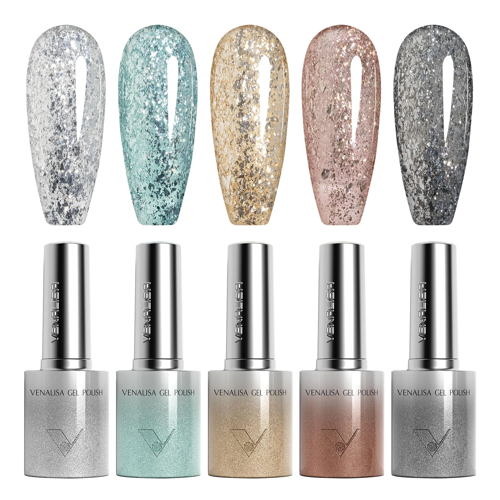 Glitter/ Cat Eye Gel Polish Set (10ML) TPO Free Hema Free - Image 11