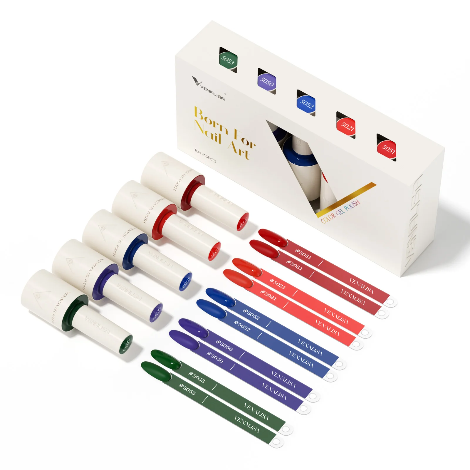 Gothic Garden- 5 Colors Gel Polish Set (With Nail Tips) TPO Free Hema Free - Image 3