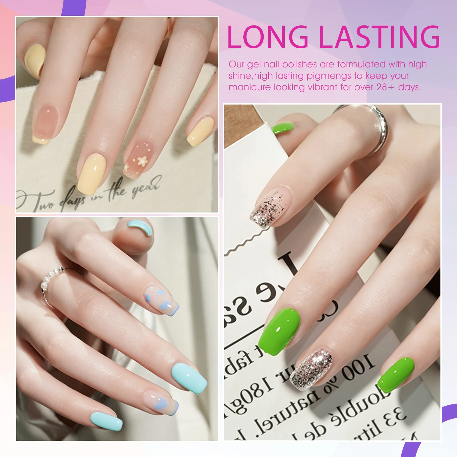 Hema Free- Gel Polish 12 Colors Set TPO Free Hema Free - Image 4