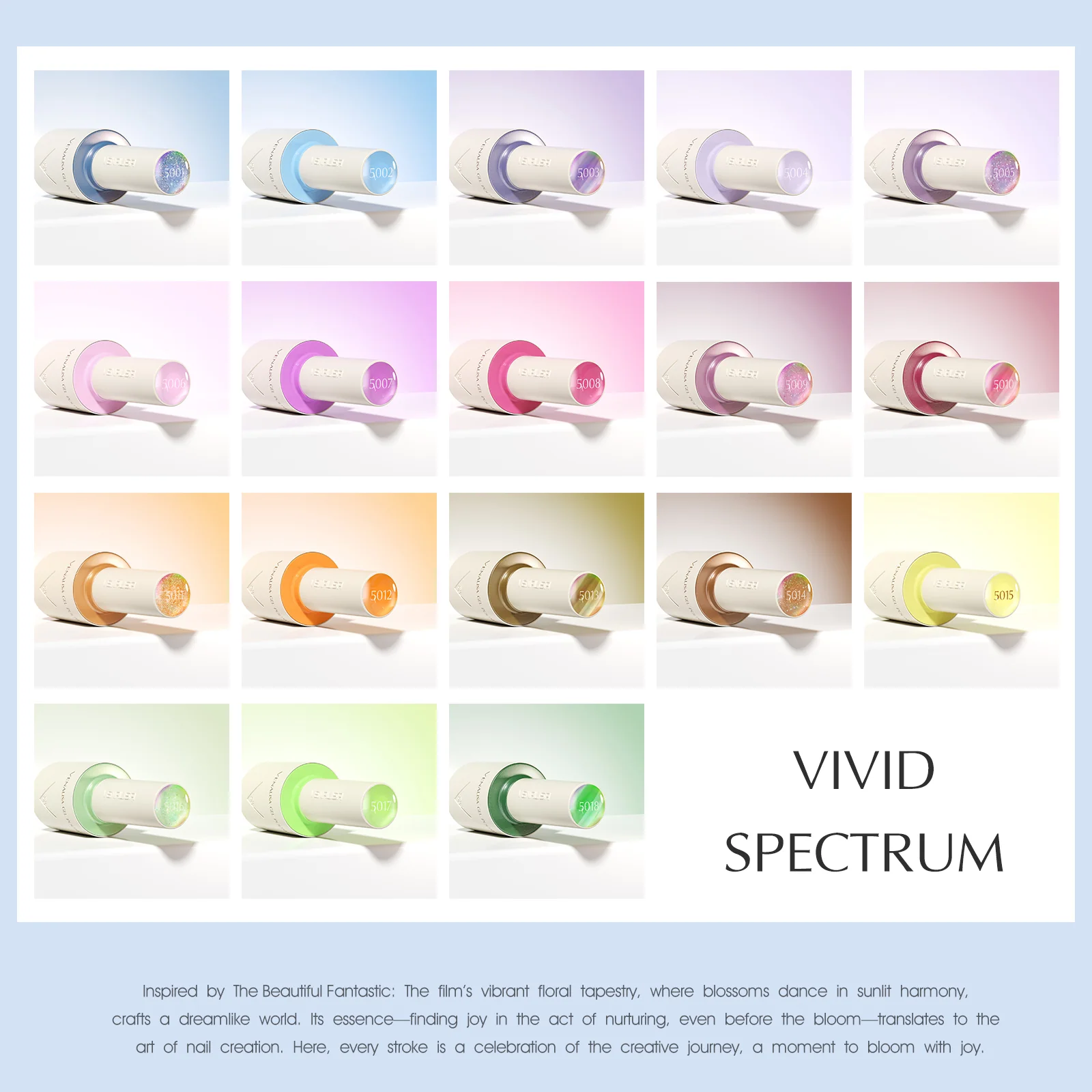 Nail Gel Polish 10ML VIVID SPECTRUM TPO Free Hema Free - Image 3