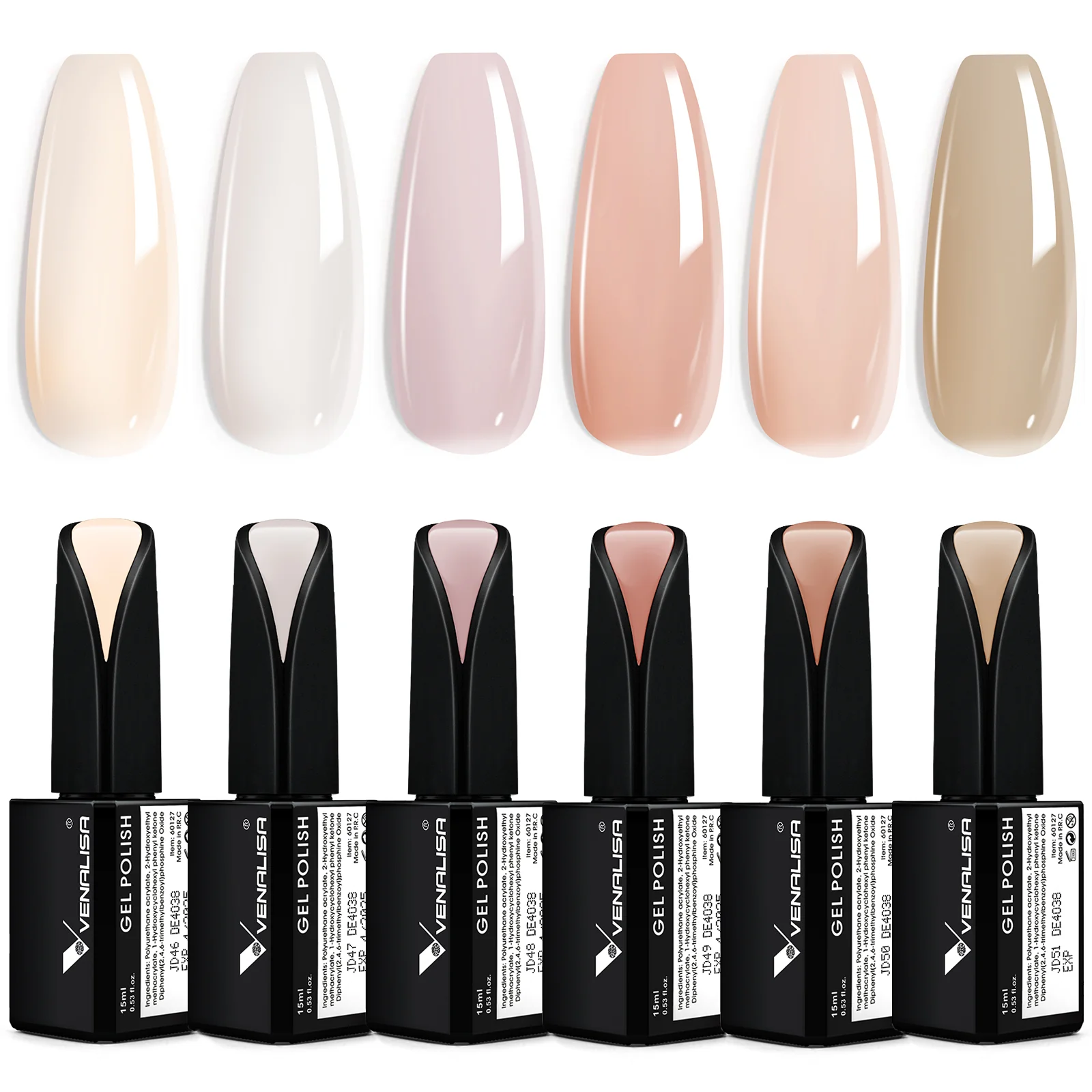 Jelly Transparent Color 15ml Gel Polish TPO Free Hema Free - Image 20