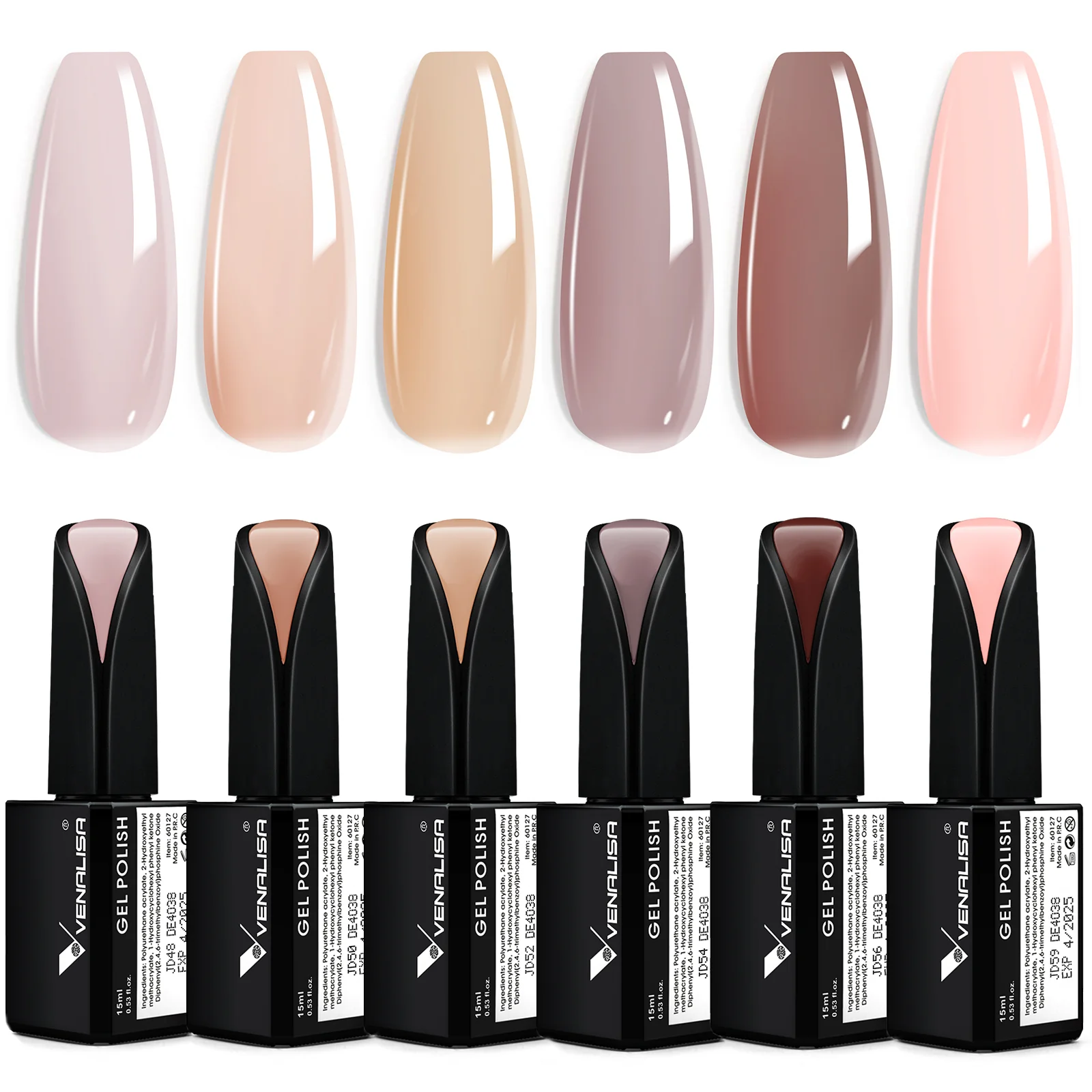 Jelly Transparent Color 15ml Gel Polish TPO Free Hema Free - Image 22