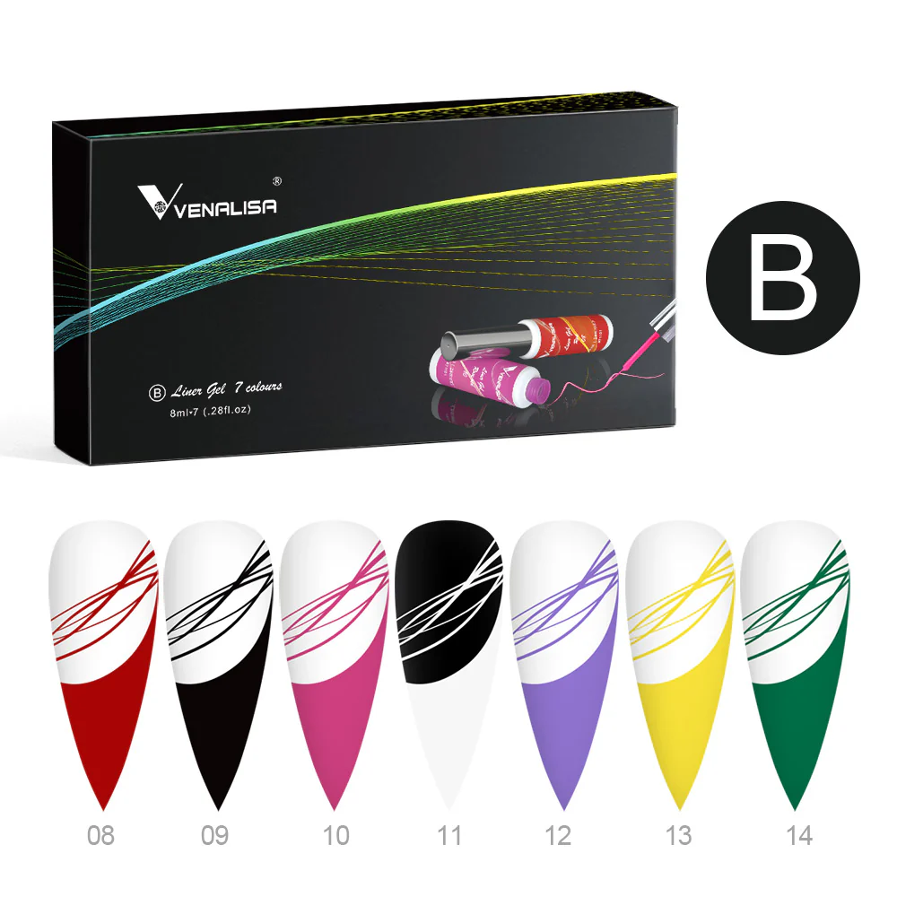 Liner Gel 7 Colors Kit- B - Image 5