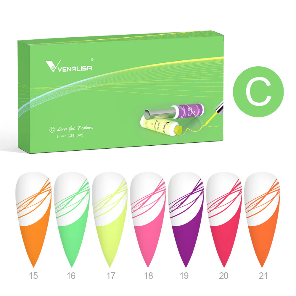 Liner Gel 7 Colors Kit- C - Image 5