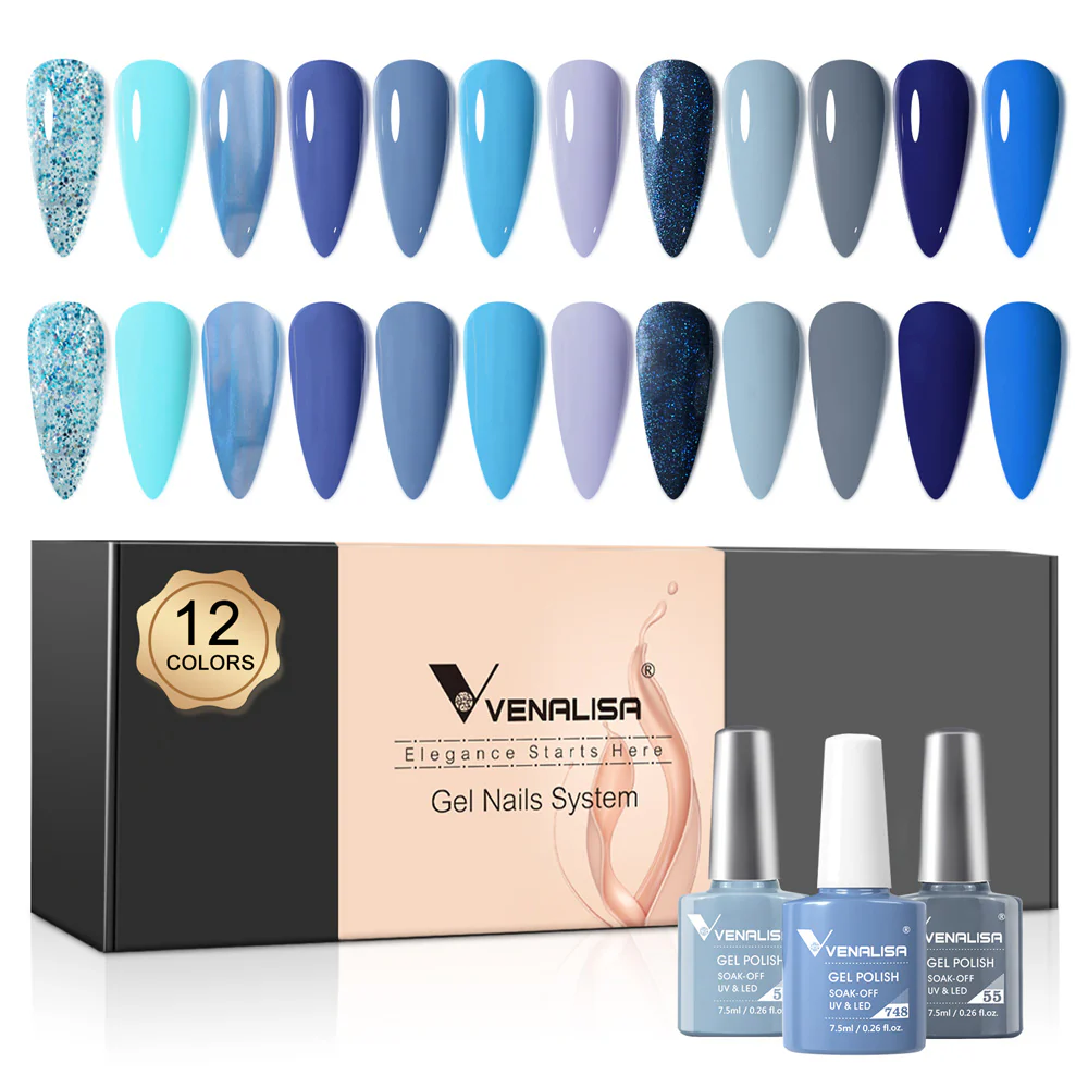 Ocean Queen- Gel Polish 12 Colors Set TPO Free Hema Free - Image 7