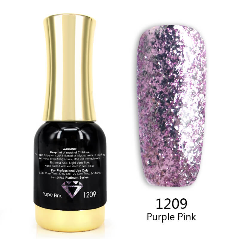 Platinum Glitter Gel Polish TPO Free Hema Free - Image 10