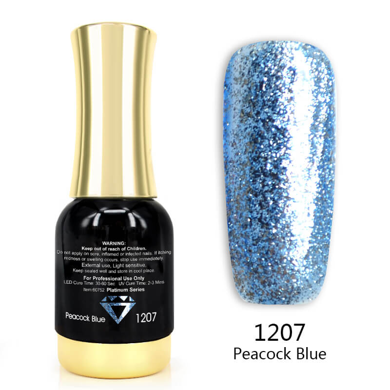 Platinum Glitter Gel Polish TPO Free Hema Free - Image 8