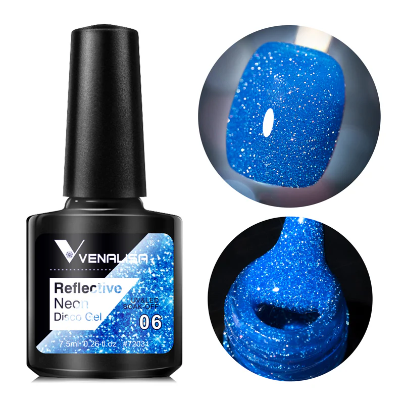 Reflective Neon Disco Gel TPO Free Hema Free - Image 7