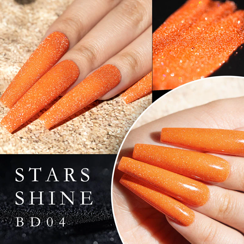 Reflective Neon Glitter Gel 12 Colors Set TPO Free Hema Free - Image 10