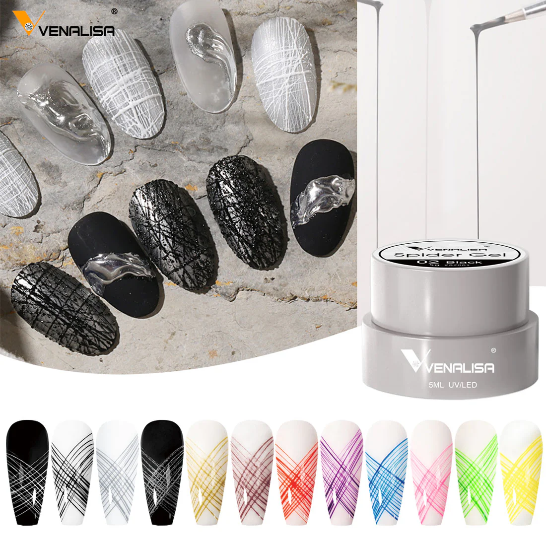 Spider Gel- 12 Colors Set - Image 3