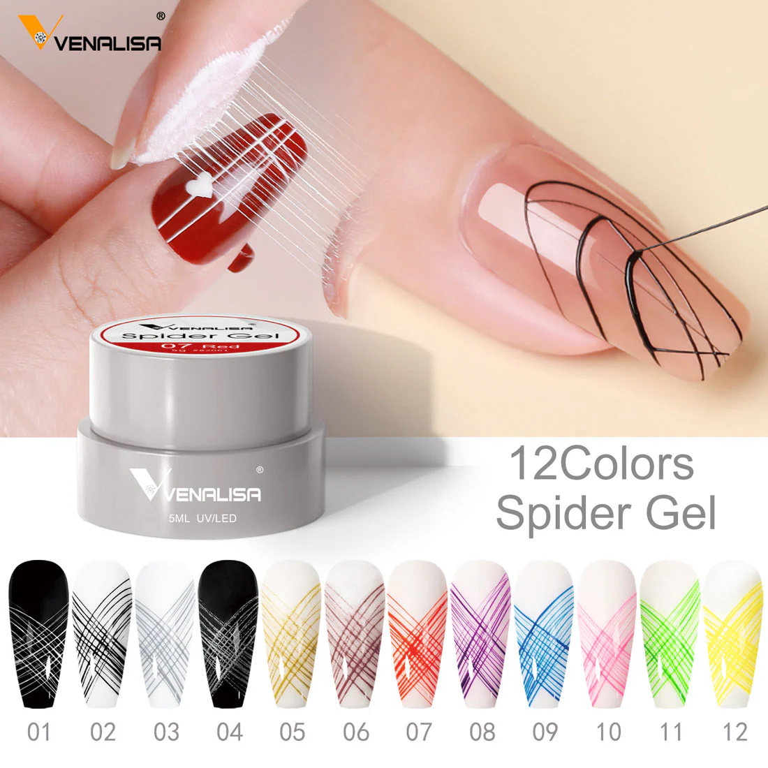 Spider Gel- 12 Colors Set - Image 7