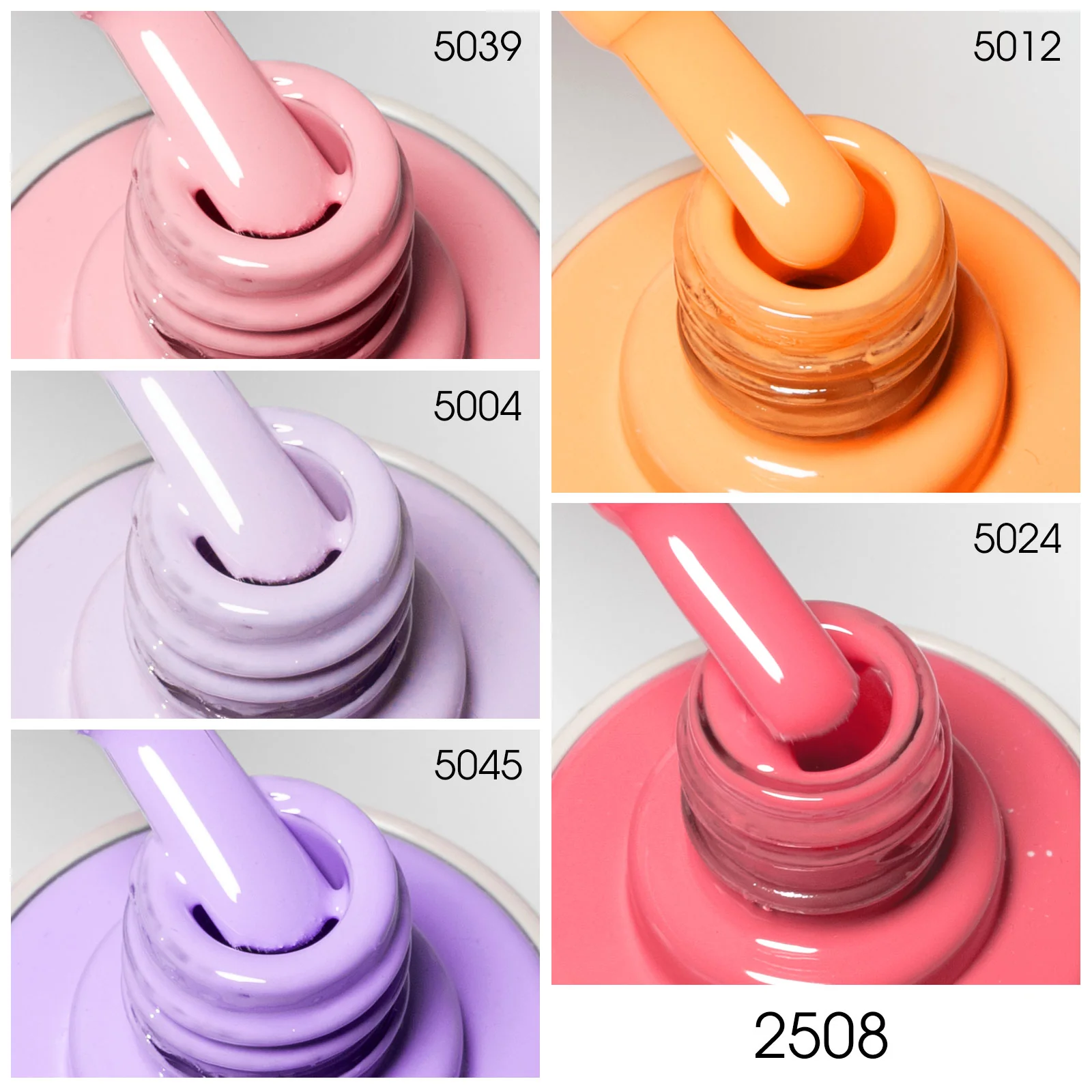 Sunset Mirage- 5 Colors Gel Polish Set (With Nail Tips) TPO Free Hema Free - Image 5