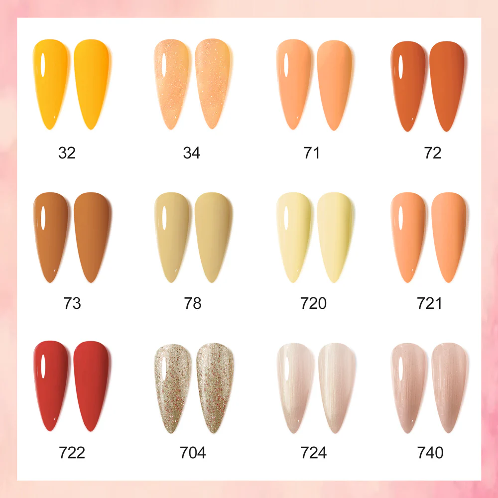 Sunshine Kiss- Gel Polish 12 Colors Set TPO Free Hema Free - Image 3