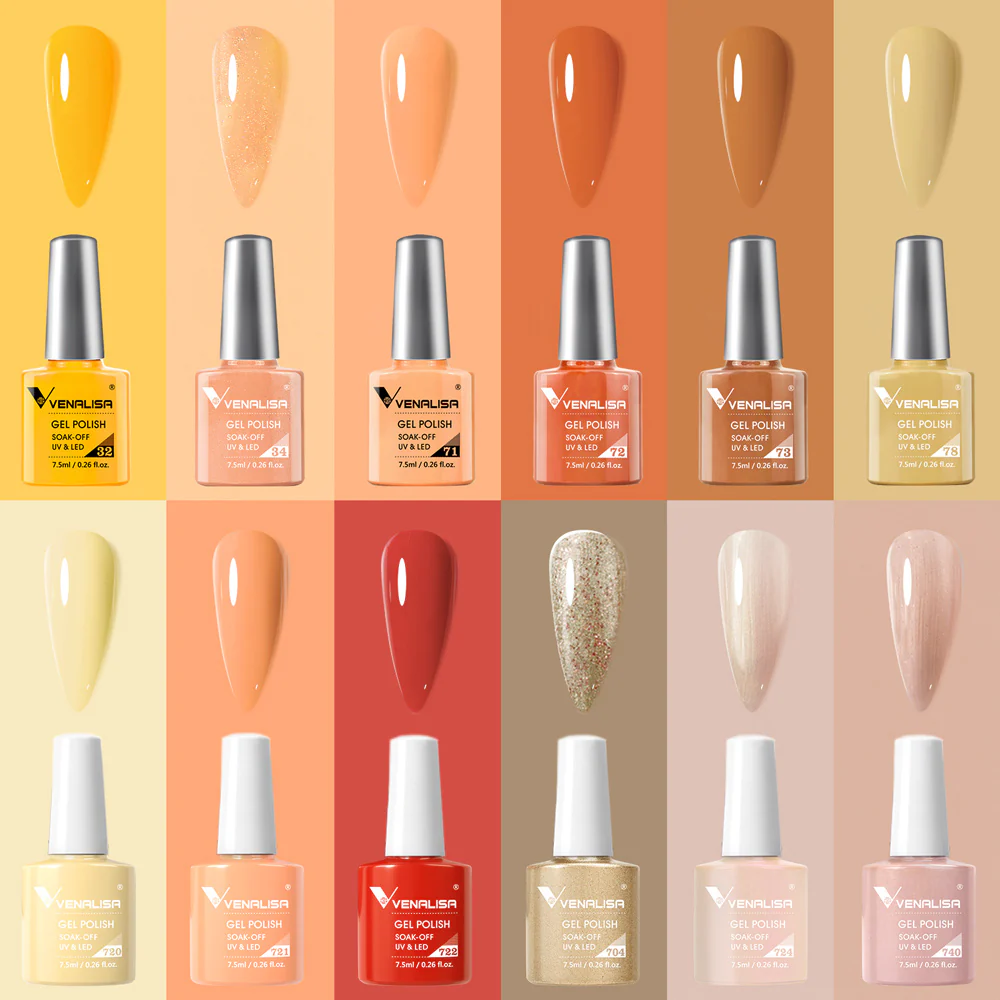 Sunshine Kiss- Gel Polish 12 Colors Set TPO Free Hema Free - Image 4