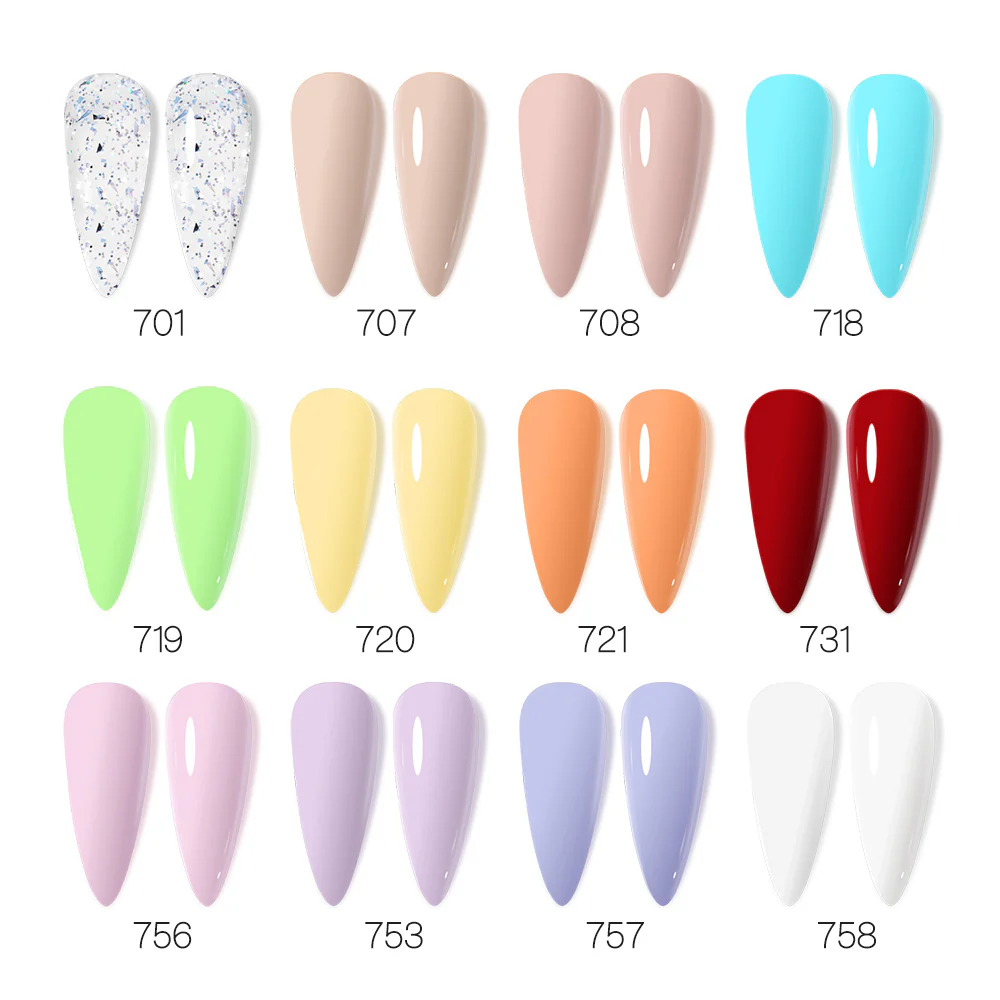 Trendy- Gel Polish 12 Colors Set TPO Free Hema Free - Image 4
