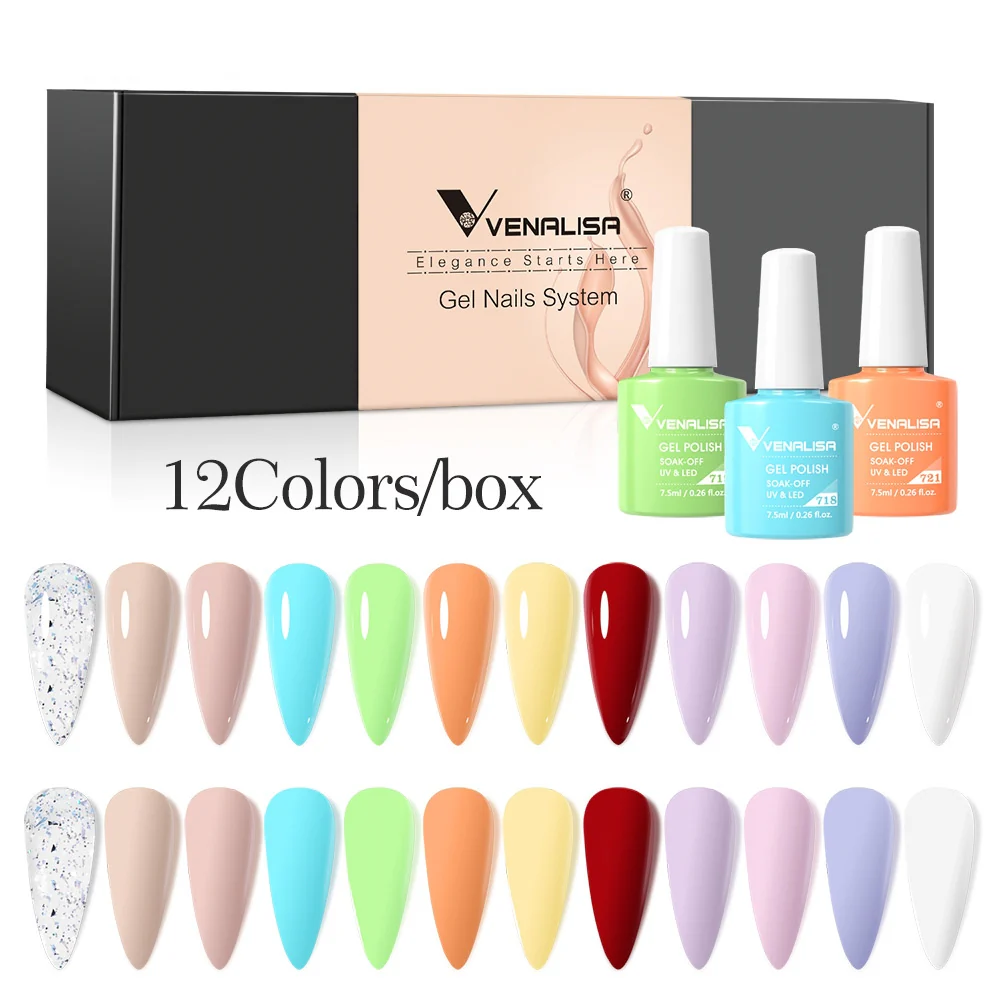 Trendy- Gel Polish 12 Colors Set TPO Free Hema Free - Image 6