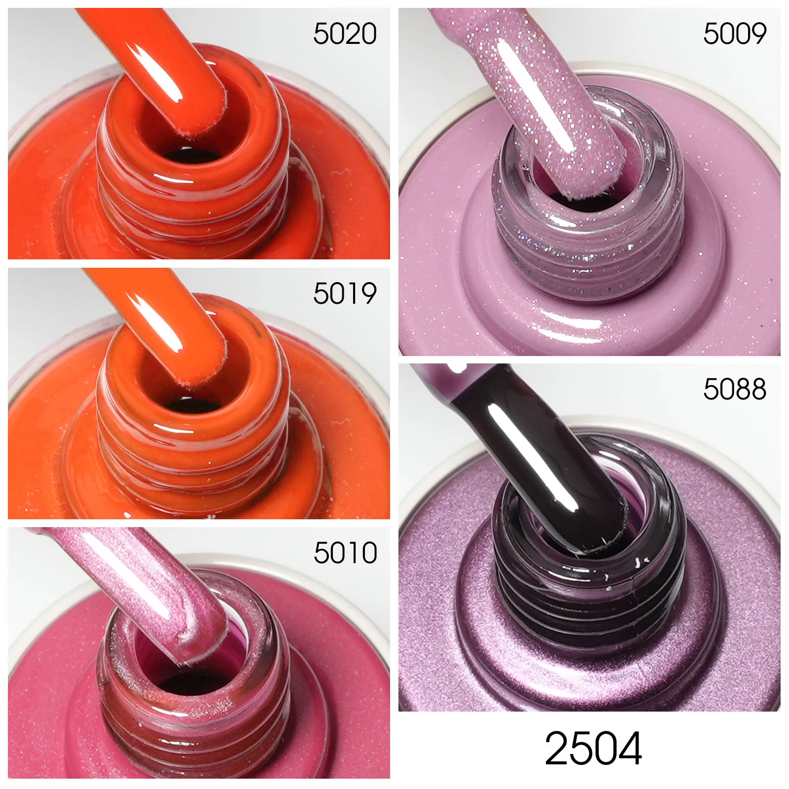 Twilight Glimmer- 5 Colors Gel Polish Set (With Nail Tips) TPO Free Hema Free - Image 5