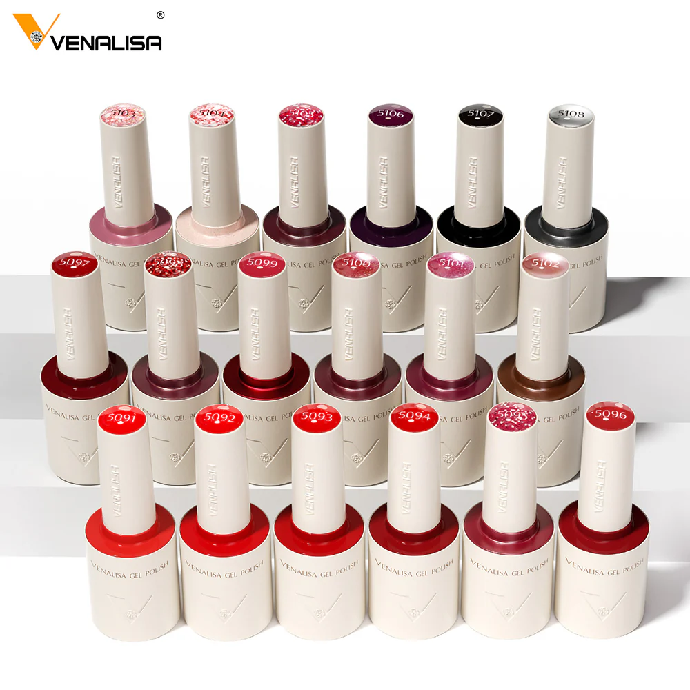 V6 Gel Polish Set 22 Pcs With Color Card TPO Free Hema Free - Image 3