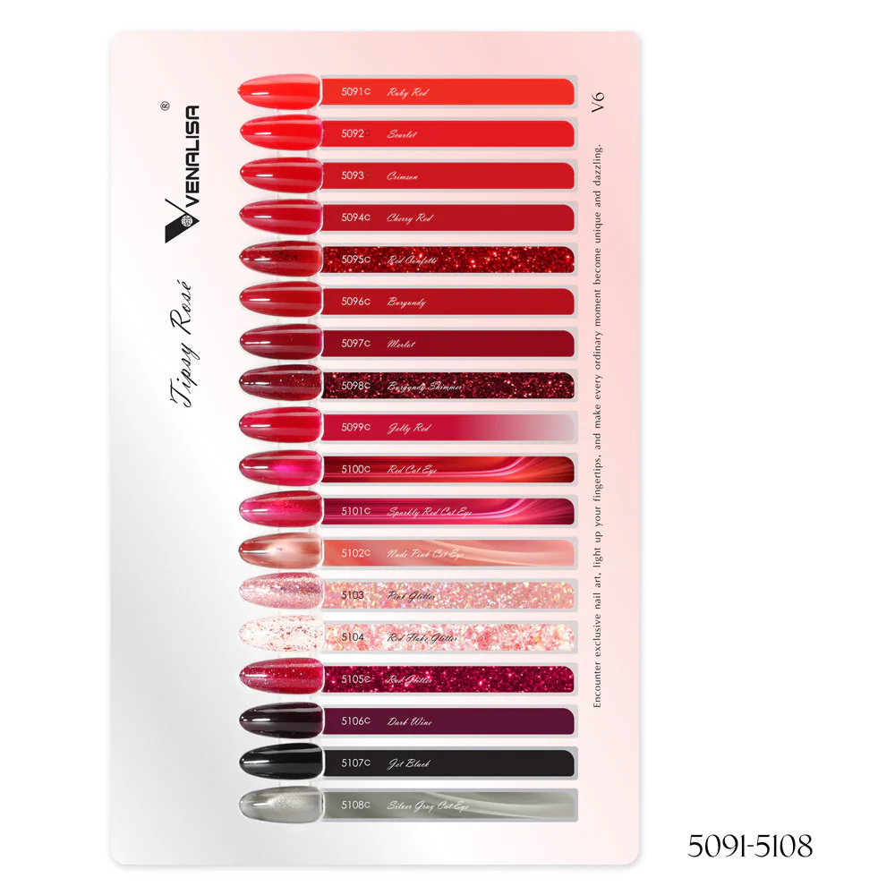 V6 Gel Polish Set 22 Pcs With Color Card TPO Free Hema Free - Image 8