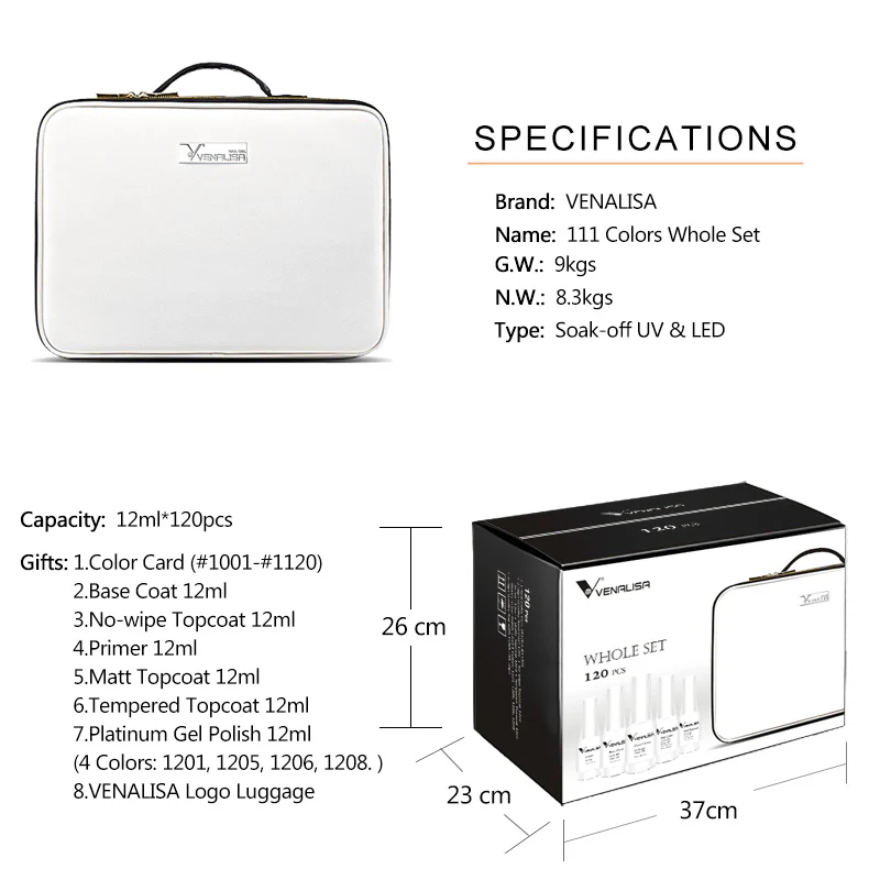 120 Bottles Whole Set Gel Polish TPO Free Hema Free - Image 7