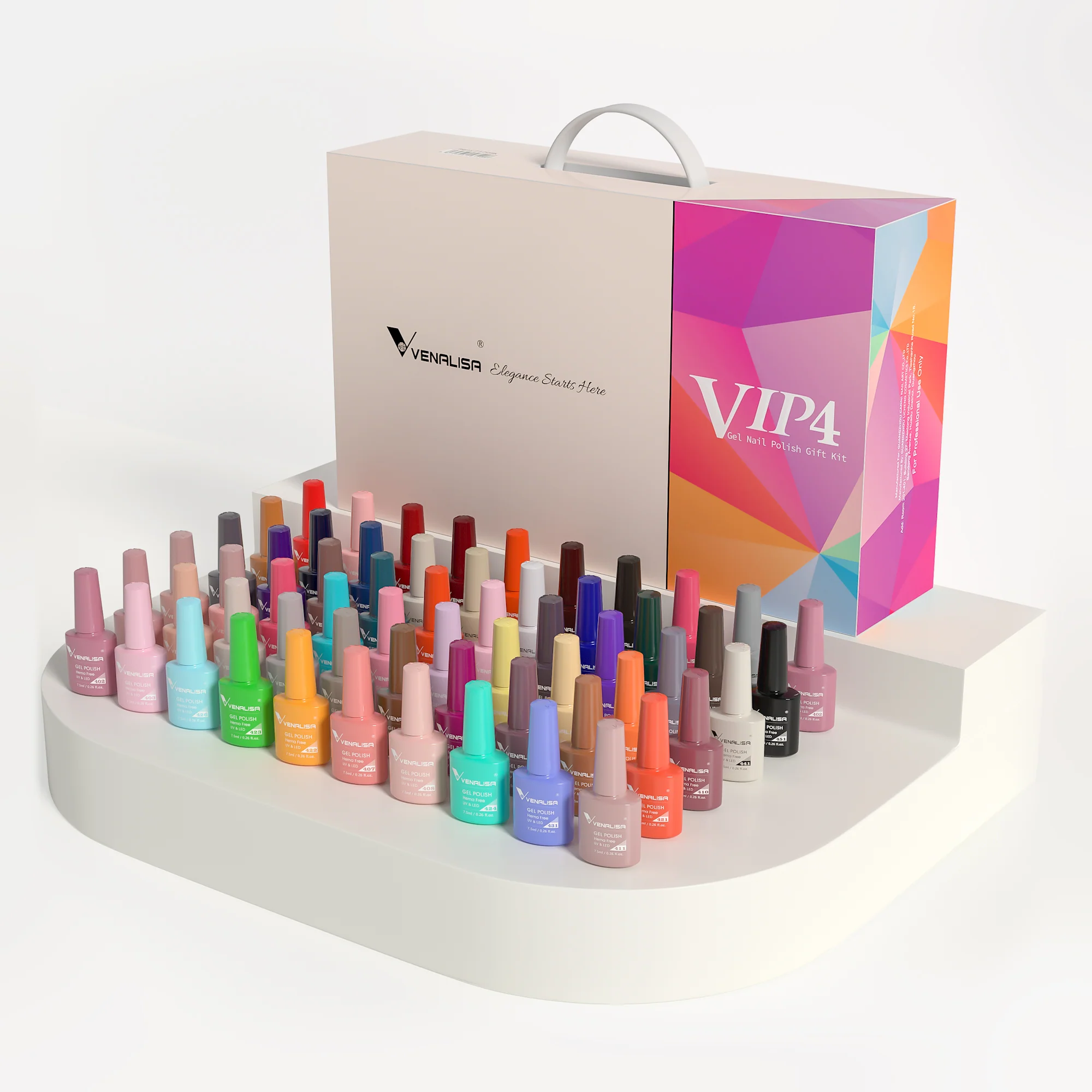 VIP4 Gel Polish Kit 60 Colors TPO Free Hema Free - Image 10