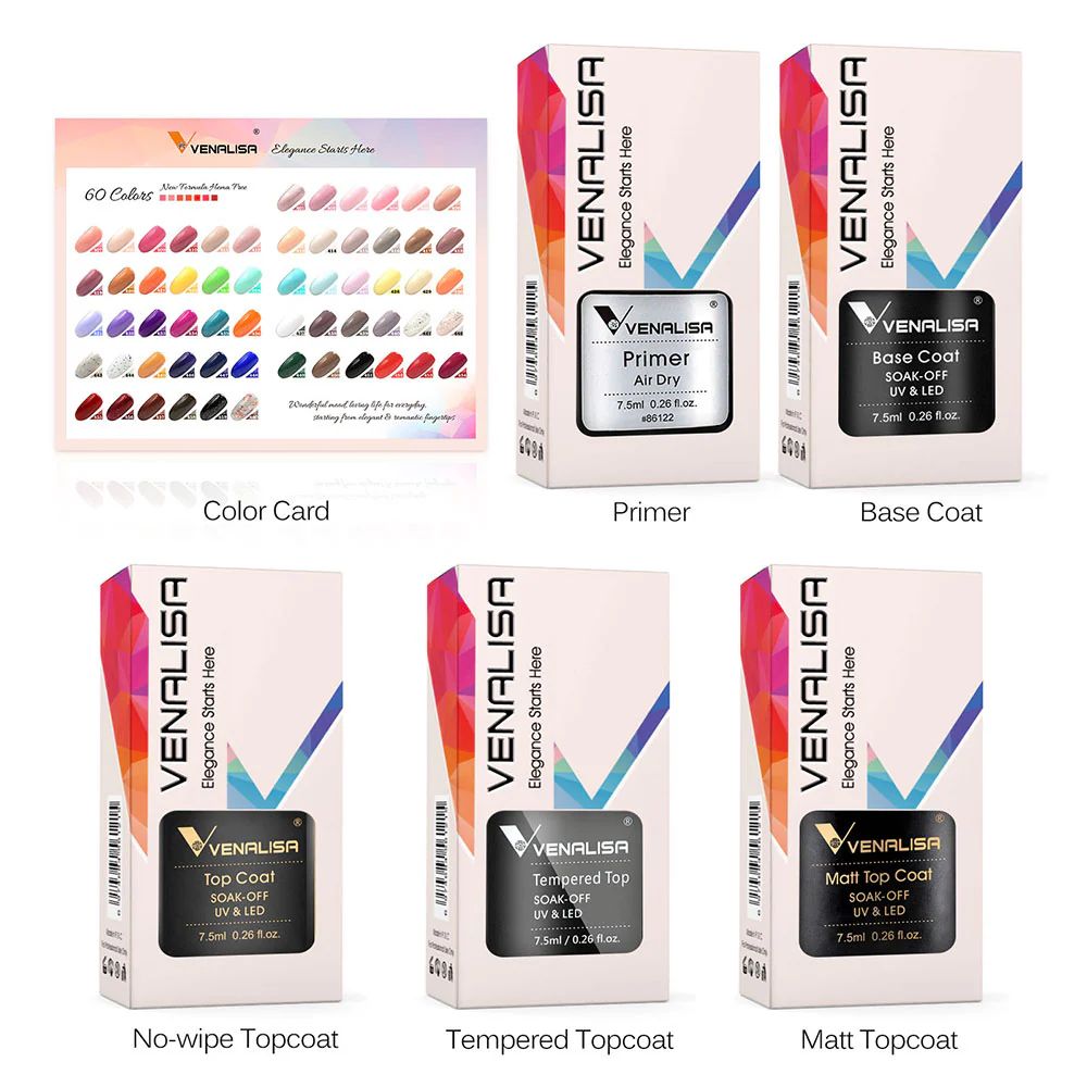 VIP4 Gel Polish Kit 60 Colors TPO Free Hema Free - Image 11
