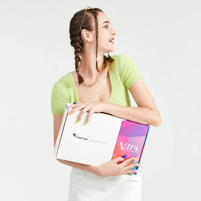 VIP4 Gel Polish Kit 60 Colors TPO Free Hema Free - Image 6